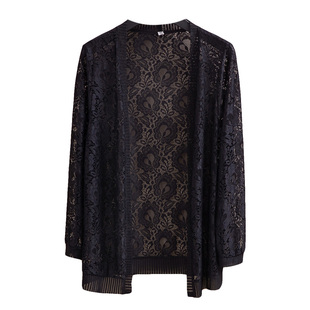 新款蕾丝大码女短款披肩夏装镂空百搭小坎肩配裙子外搭上衣薄外套