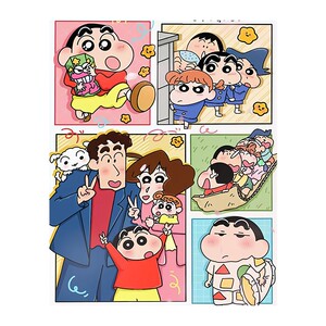 蜡笔小新数字油画diy卡通动漫儿童手工丙烯填充画画油彩画草莓熊