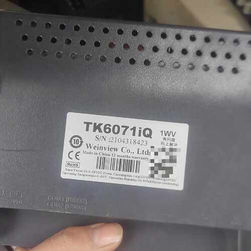 tk6071ip 昆仑通态 触摸屏 配件 工业人机界面