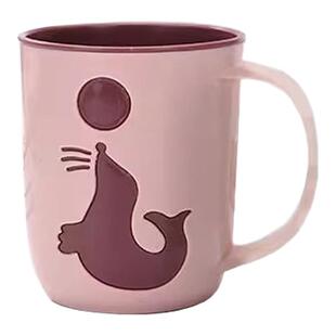 创意简约卡通粉色洗漱杯可爱情侣漱口杯女宿舍刷牙杯子家用牙缸杯