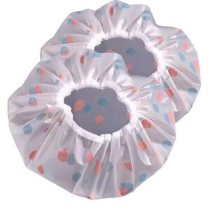 浴帽女款防水洗澡可爱加厚头套沐浴女童大人帽子家用儿童成人头罩