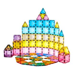 Jadore磁力片儿童益智玩具男女孩六一儿童节礼物彩窗磁吸拼装积木