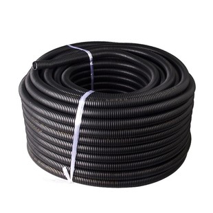 PVC波纹管 20软管16塑料阻燃穿电线保护管25黑白色100米蛇皮管