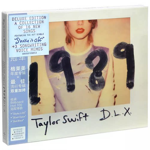 正版 霉霉 泰勒斯威夫特 Taylor Swift 1989专辑CD+歌词本+拍立得