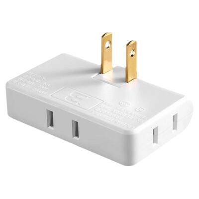 超薄转换器插座一拖三旋转