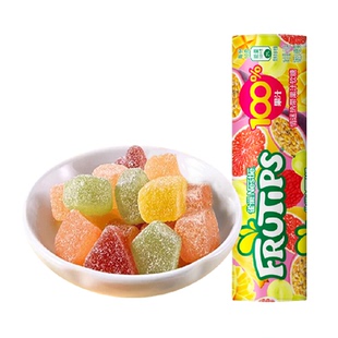 徐福记趣满果软糖真果汁糖果Q弹综合水果味小包装儿童解馋休闲零