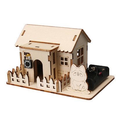 科技小制作叮咚门铃小屋