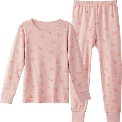 红豆儿童纯棉内衣套装秋衣秋裤