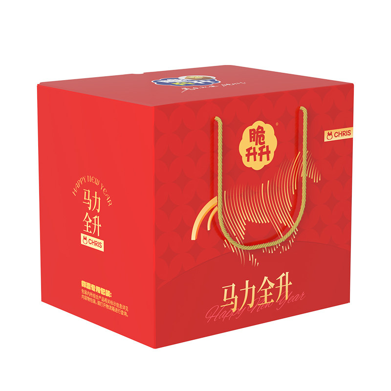 【马力全升 新年送礼】脆升升新年礼盒礼包薯条零食组合2026年货