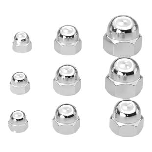 304不锈钢细牙盖型形螺母细牙盖帽M10M12M14M16M18M20*1*1.25*1.5