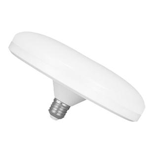 led灯泡e27灯座飞碟灯家用圆形三色变光无极调光大功率高亮节能灯