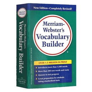 韦氏字根词典 Merriam Webster's Vocabulary Builder 英文原版词典 词源字典 韦小绿 GRE 托福 SAT备考 英语单词词汇 字典工具书