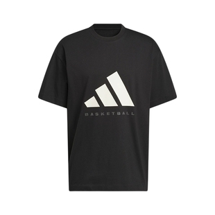 adidas阿迪达斯男女篮球运动服半袖休闲舒适圆领短袖T恤 KB7560