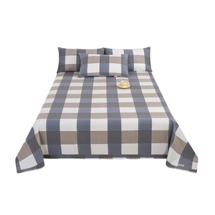 无印良品A类床单单件纯棉100全棉春夏加厚被单单人枕套床笠三件套