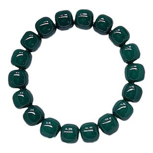 原生态阴皮祖母绿菩提手串单指柔盘玩菩提根手串佛珠文玩男女手链