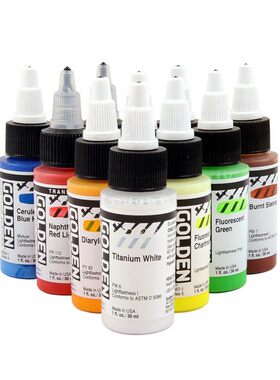 高登golden高流质性丙烯颜料30ml