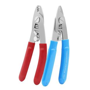 【升级高硬度】【原装正品】磨砂防滑高精度三口不锈钢米勒钳光纤剥线钳双口多功能皮线钳专业级开剥器钳子