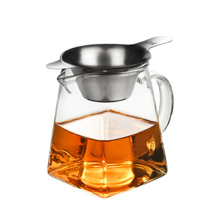 加厚公道杯2025新款热耐高绷硅玻璃高档公杯带茶漏一体泡茶分茶壶