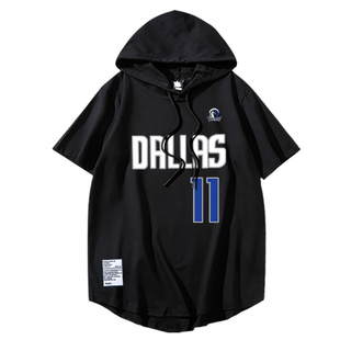 汤普森训练短袖男运动美式篮球投篮服欧文东契奇球衣t恤帽衫卫衣