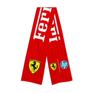 法F1拉利车队服方程式赛车服汽车迷围巾围脖男女户外防风保暖披肩