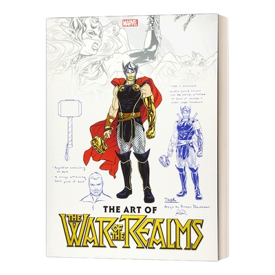 英文原版 The Art of War of the Realms 诸神之战设定集 英文版 进口英语原版书籍