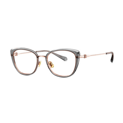 暴龙近视眼镜素颜钛架女猫眼小框