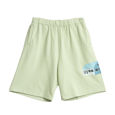 Undercover 春夏款男士松紧腰印花短裤银泰百货精品 301596