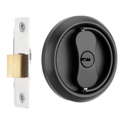 304不锈钢隐形门锁推拉门锁双钩