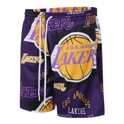 MN马刺热火76人湖人运动短裤男