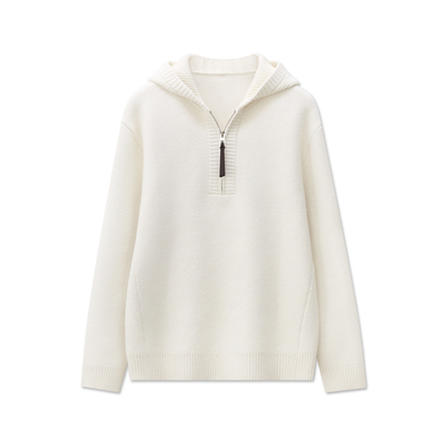 重磅简约设计连帽毛衣男秋冬季