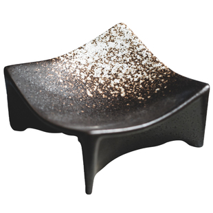 日料盘子四方翘角盘创意日式寿司碟高脚点心碟子小吃碟小菜碟商用