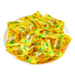 网红同款陈皮山楂薏仁软糖健康解馋糖果招待儿童休闲小吃零食批发