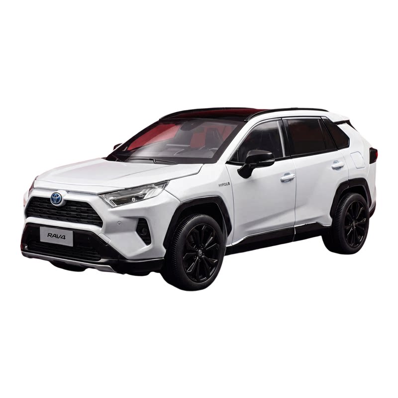 正版118丰田RAV4荣放合金车模