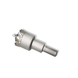 钨钢多齿不锈钢开孔器22.5 圆管钻头金属铁皮管道防盗窗扩孔钻50m