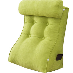 靠垫套 三角靠背外套沙发抱枕套子 床上靠枕单套 无填充物 不含芯