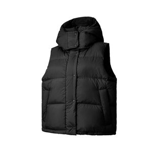 SW速惟羽绒马甲女款2025新款运动外穿保暖无袖羽绒服短款背心外套