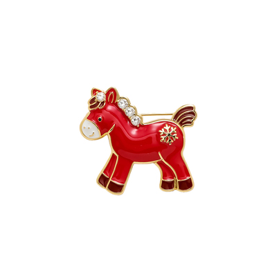 2026马年本命年生肖马胸针百搭