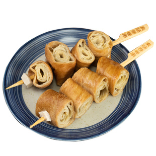 素肠卷卷串10串素串日式关东煮食材魔芋卷卷贡菜卷卷金针菇卷摆摊