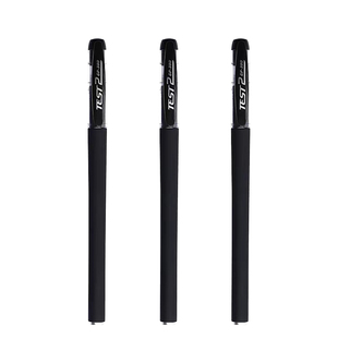 【现货秒发】黑色磨砂中性笔0.5子弹头全针管水性笔学生考试办公