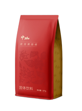 中咖速溶纯黑咖啡粉包邮