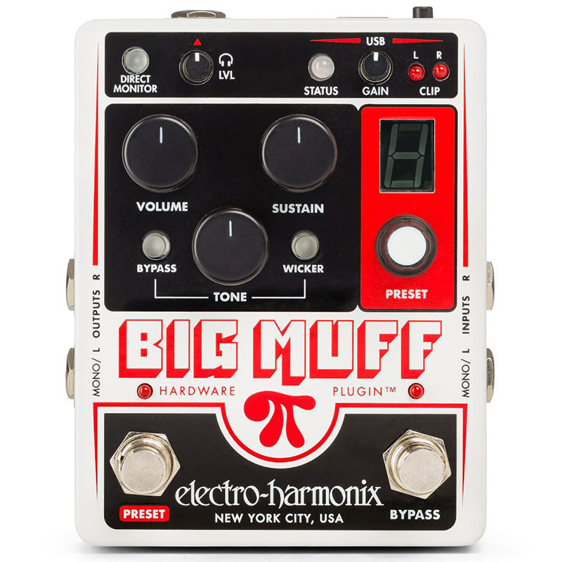 EHX多音色硬音源法兹单块效果器