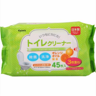 日本进口银离子马桶湿巾消毒湿巾