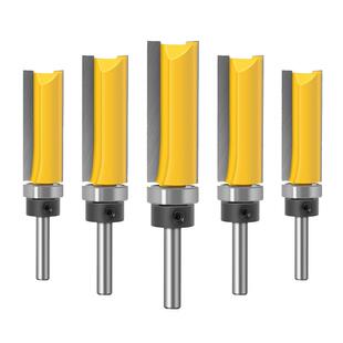 名刃木工修边刀开槽刀头带轴承直刀仿型修边刀木工铣刀锣机开槽