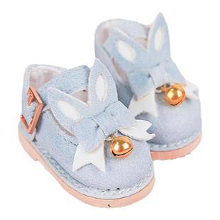 【满68包邮】三万院长 BJD娃娃鞋子 兔子铃铛 6分4分 兔兔鞋 现货