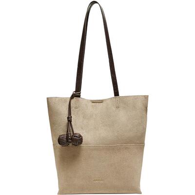 百思图大容量通勤托特包