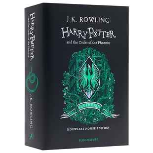 Harry Potter and the Order of the Phoenix Slytherin Edition JK罗琳英文版 英文原版小说 哈利波特与凤凰社斯莱特林学院精装版