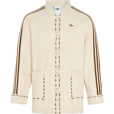 Adidas/阿迪达斯正品三叶草男女款经典针织经典夹克外套KR5065