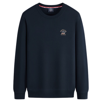 德鲨秋冬季新款休闲简约圆领卫衣