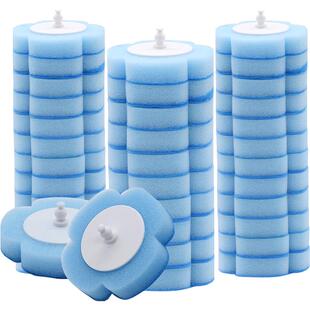 妙洁一次性马桶刷刷头家用卫生间厕所刷马桶刷替换装3包12片*3包