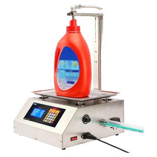 液体灌装机小型洗衣液洗洁精食用油白酒豆浆粘稠数控称重自动定量